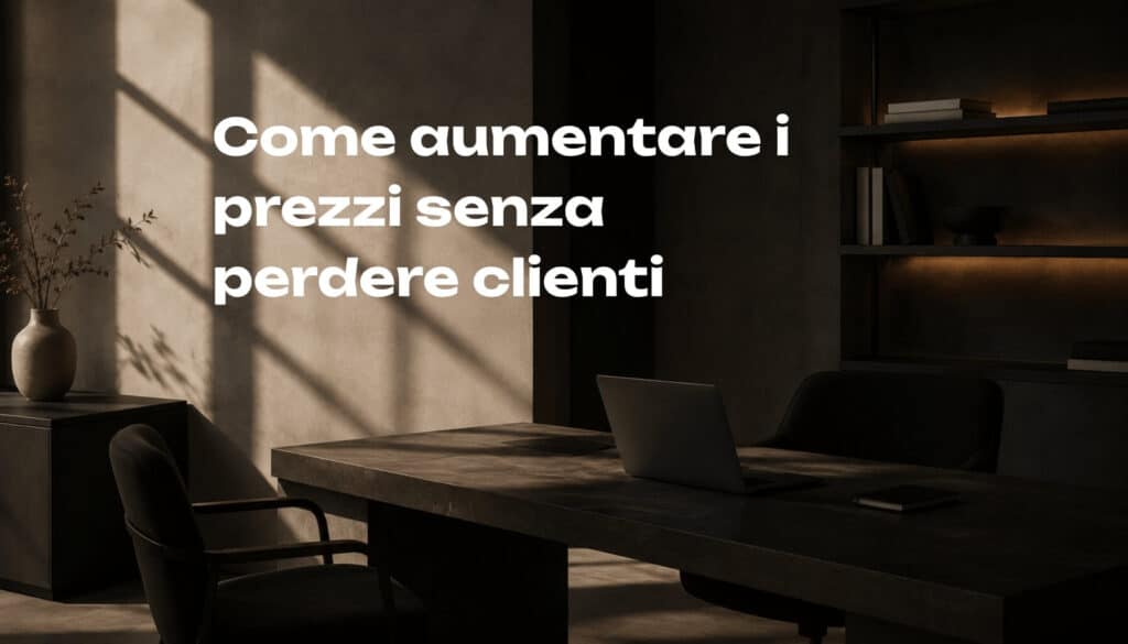 come aumentare prezzi senza perdere clienti