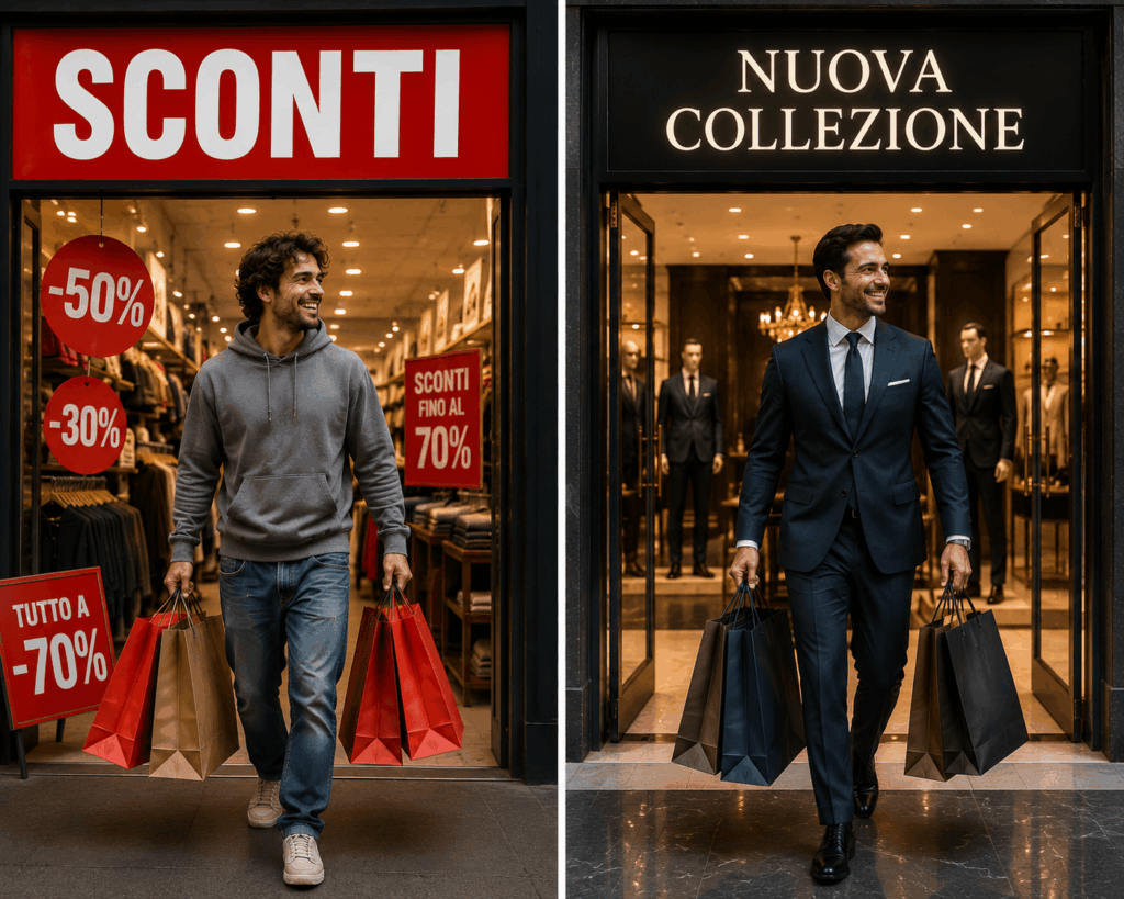 differenza negozi valore percepito